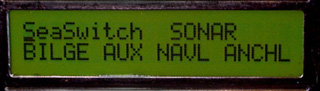 marine switch backlight LCD display